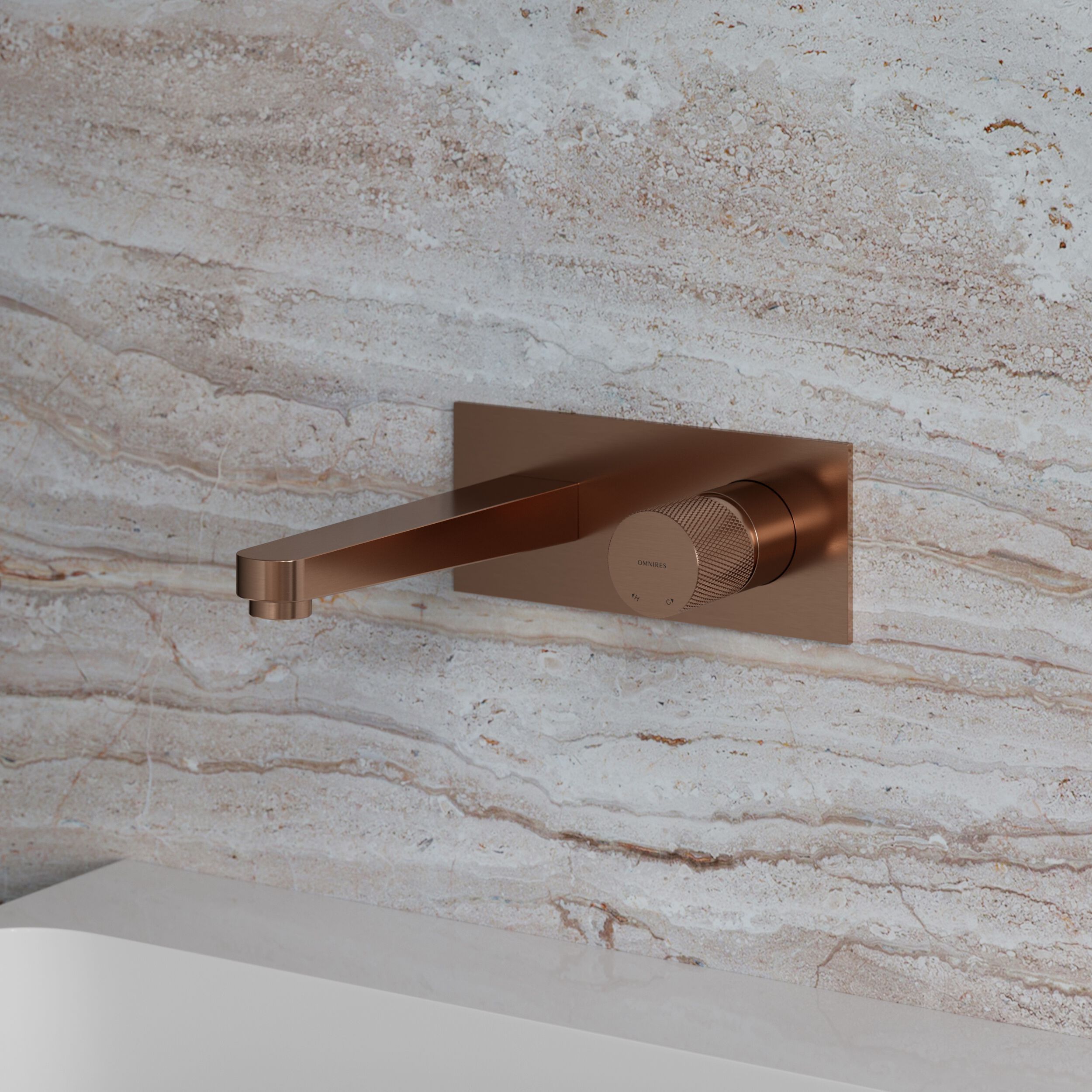 Настенный смеситель для раковины OMNIRES CONTOUR CT8015 ARCH-00063800 - Вид №2
