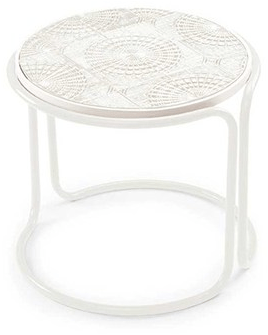 Mambo Unlimited Ideas Круглый керамический журнальный столик Caldas sun-id-1422607 - Вид №2