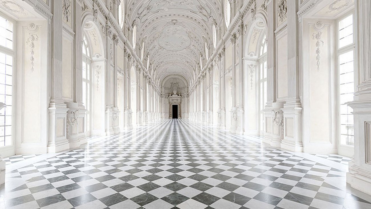 Постер прямоугольный на художественной бумаге 80х60 см "Дворец-2" EVENHOME ДИЗАЙНЕРСКИЕ 00-3878767 Белый;черный  - Вид №1