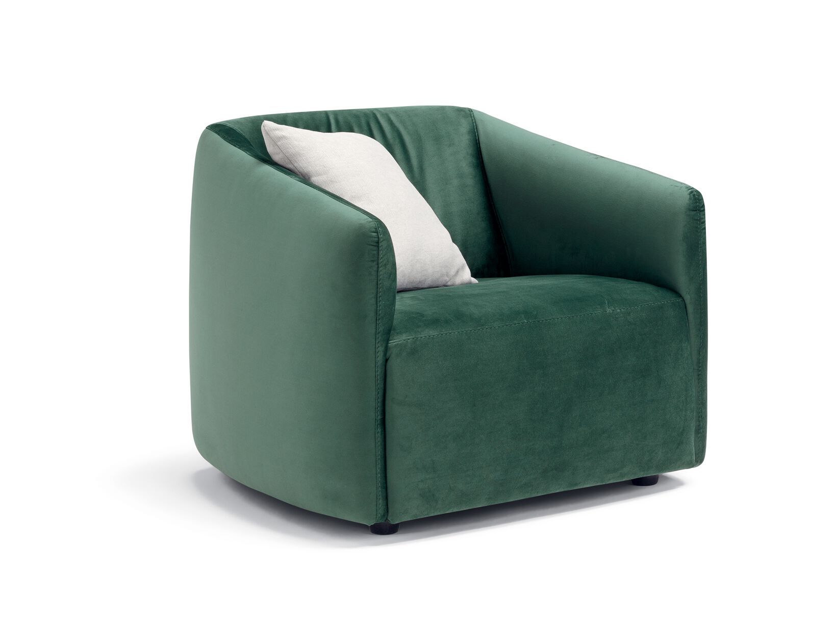 Кожаное вращающееся кресло с подлокотниками Kico Living Complements ARCH-00022741