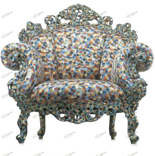 Cappellini Кресло из разноцветной ткани Proust Pr_1 - pr_2