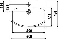 SR060-00CB00E-0000 SORTI Раковина Creavit Sorti  - Вид №1