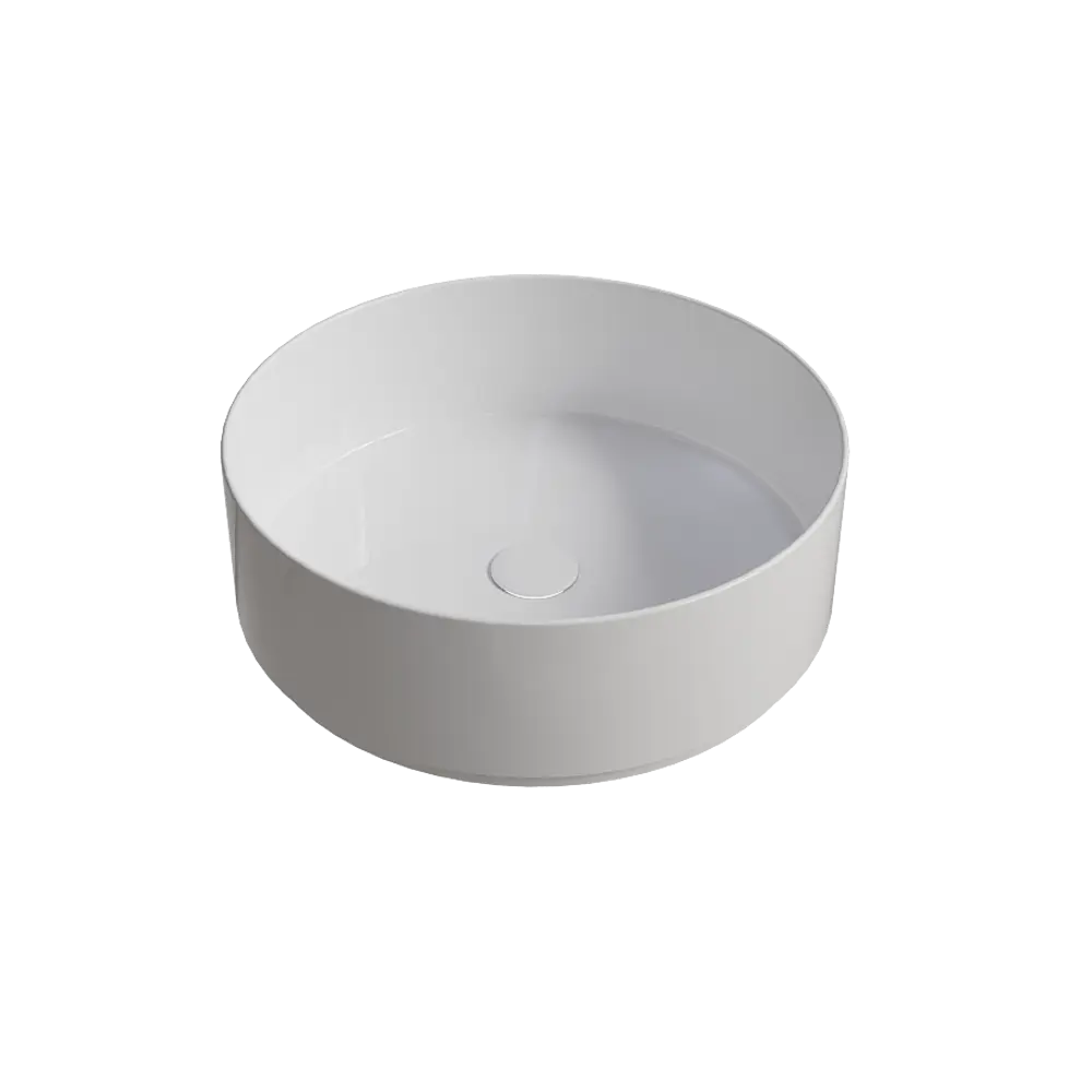 Раковина Slim White GL накладная на столешницу 34.6 см 89316151 STLM-2123730 Santreyd