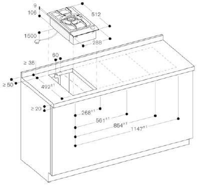 Gaggenau Газовая плита из металла Vario 200 Vg231220  - Вид №1