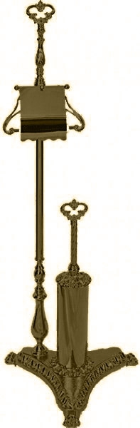 Стойка 2-х функциональная MIGLIORE Elizabetta ML.ELB-60.142.DO - золото  - Вид №1