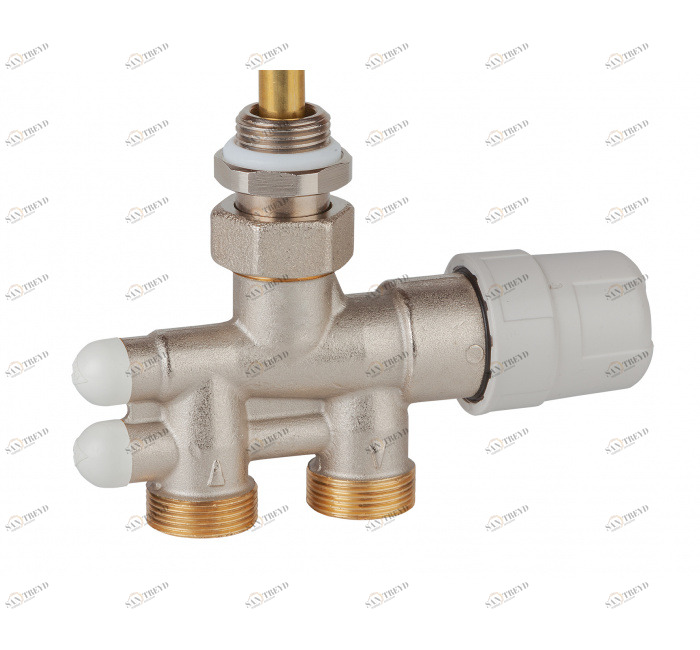 GENEBRE 75404 04 00 4-ходовой клапан с термостатической опцией для радиаторов 