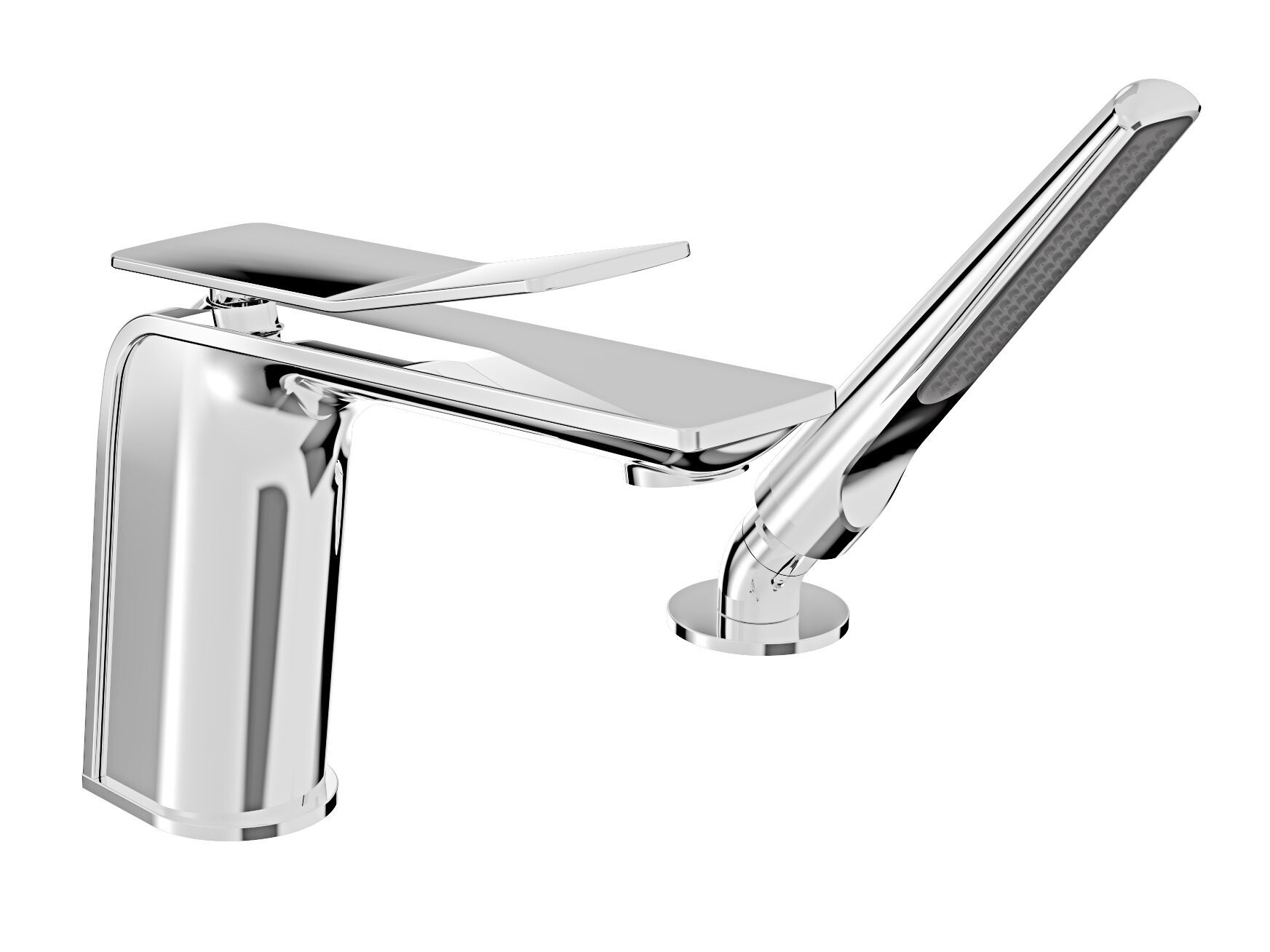 Смеситель для ванны с 2 отверстиями и ручным душем BARIL Accent B56 ARCH-00041983 - Вид №1