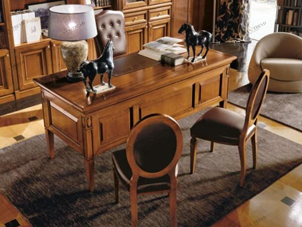 Martini Interiors Прямоугольный стол из вишневого дерева с ящиками Torino sun-id-1376797