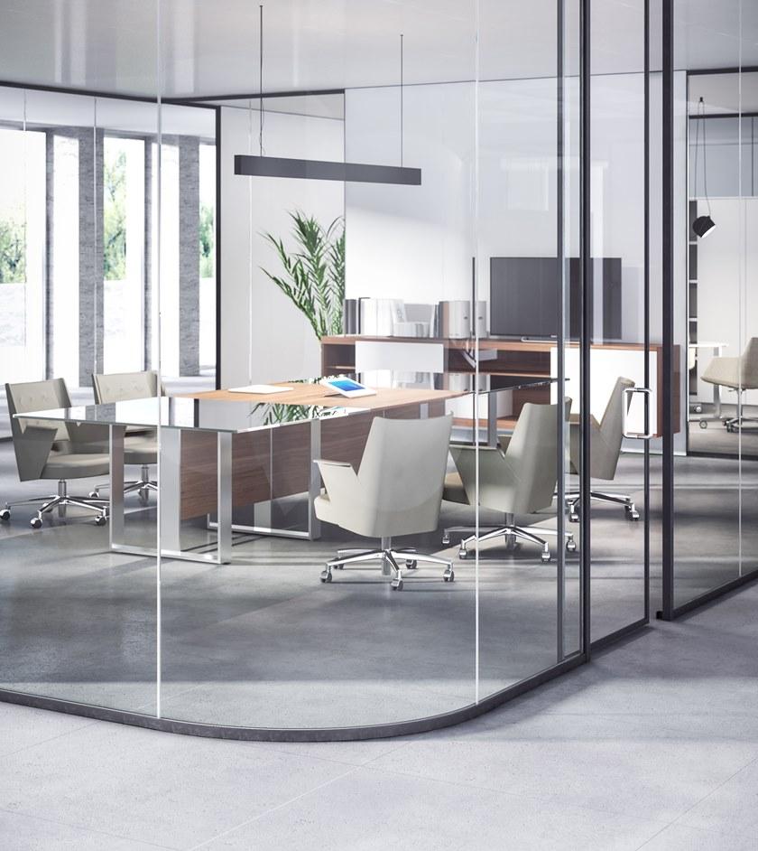 ESTEL GROUP Мобильная перегородка из закаленного стекла для офиса sun-id-1464530 - Вид №10
