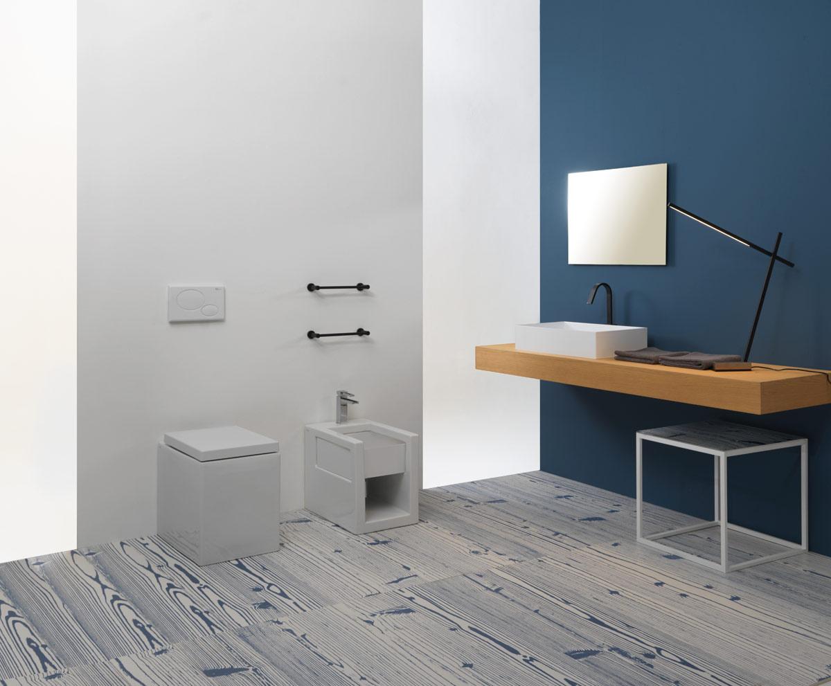 BXBI012 Напольное биде приставное GSG CERAMIC BOX - Вид №1