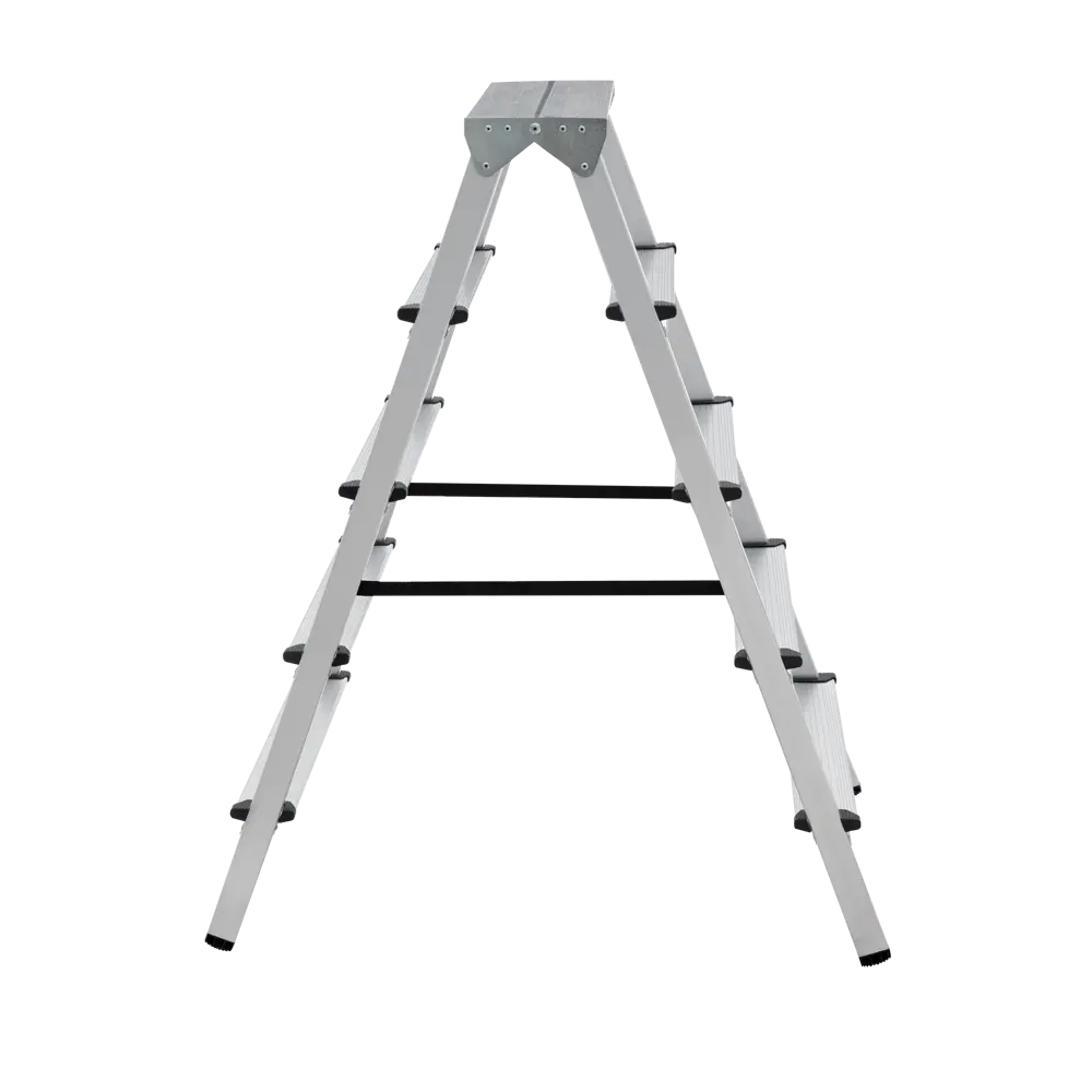Стремянка Новая Высота Kroft 1120 - 5-ступенчатая алюминиевая лестница 82695041 STLM-0034308 - Вид №2