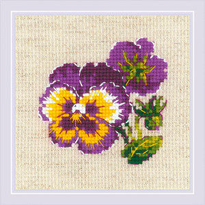 1857 Набор для вышивания Пара анюток 13 х 13 см RIOLIS Сотвори Сама