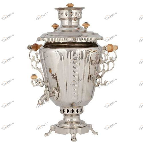 Самовар жаровый 5 л. (форма рюмка) покрытие никель Santreyd 2691