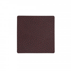 981099 HIPPO plum подстаканник квадратный 10x10 см, толщина 1,6 мм;LIND DNA
