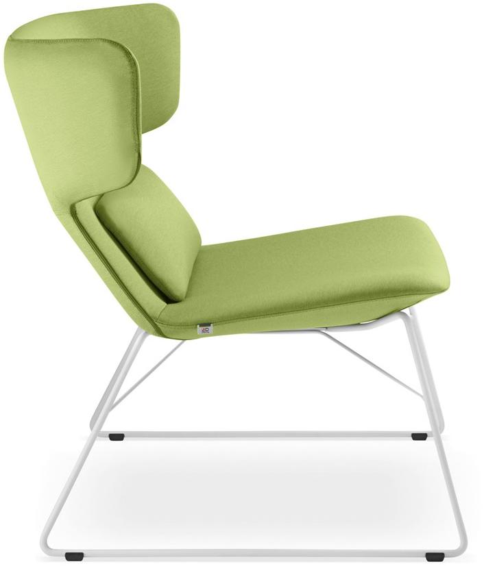 LD Seating Кресло с подголовником из ткани Flexi lounge Flexi/l n4, pl - Вид №1