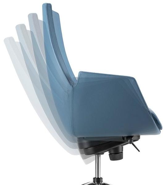 TALIN Регулируемое по высоте кресло для руководителя из кожи с 5 спицами и колесами Nubia sun-id-1390919 - Вид №1