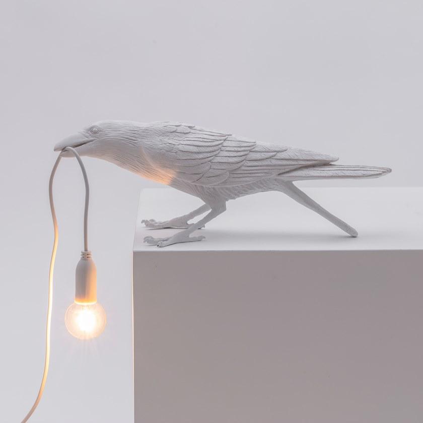 Seletti Светодиодная настольная лампа из смолы Bird lamp sun-id-1388583 - Вид №6