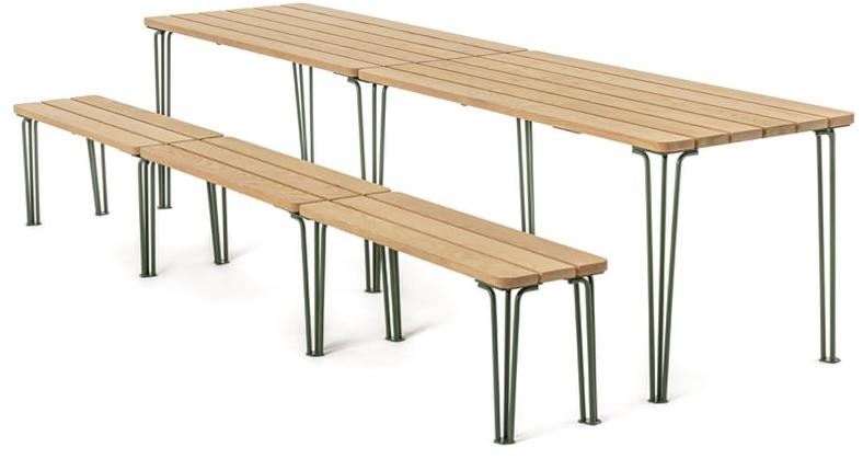 Nola Industrier Садовая скамейка из стали и дерева Gard sun-id-1458252 - Вид №3
