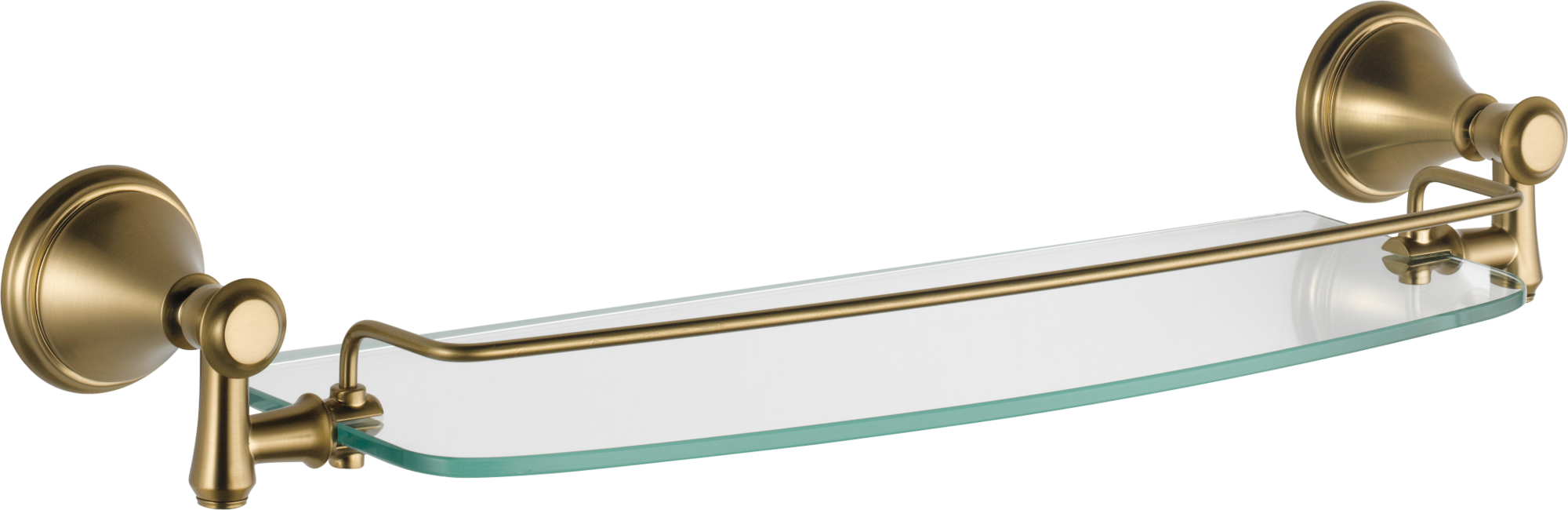 79710-CZ Стеклянная полка 18 дюймов со съемной планкой Delta Faucet Cassidy Шампанское бронза  - Вид №1