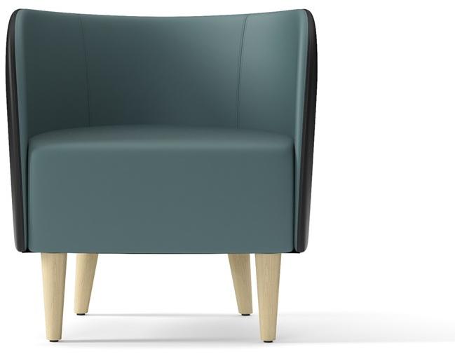 Arte & D Кресло из ткани с подлокотниками Round W-n 1615 v - Вид №1