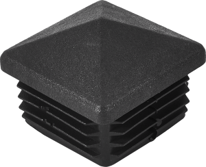 86523382 Заглушка универсальная 60x60 мм полипропилен черный, 4 шт. STLM-0069647 TECH-KREP