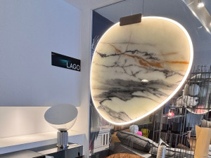 Стеклянный светодиодный подвесной светильник