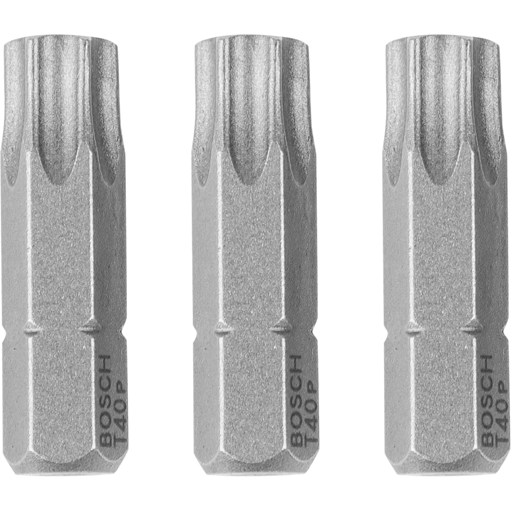 Бита Bosch Extra Hard 2607001625 T40x25 мм, 3 шт. 83433305 STLM-2121292 BOSCH PROFESSIONAL 