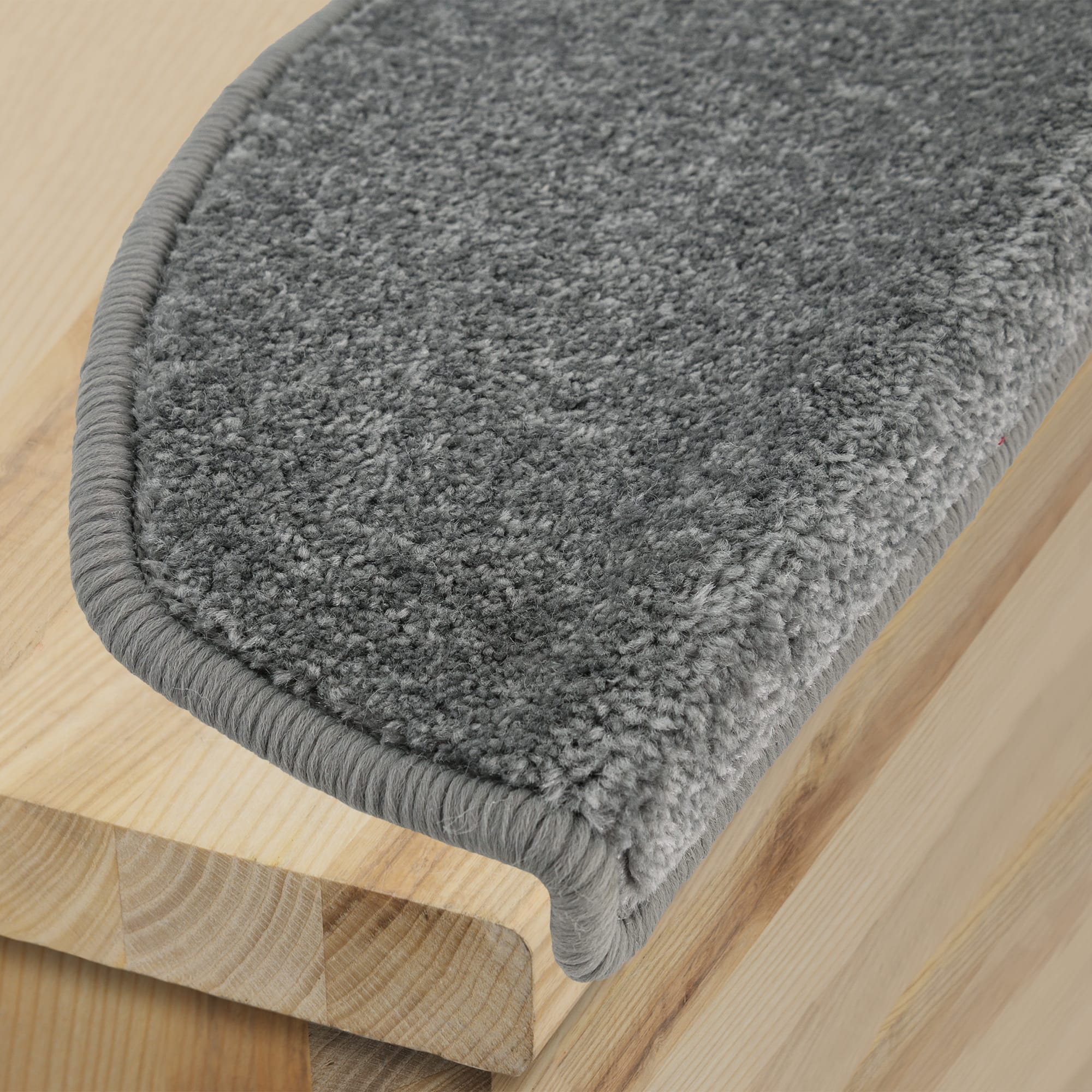 82375936 Коврик для ступеней «Sofia Step» 24x65 см полипропилен цвет серый Santreyd  - Вид №1