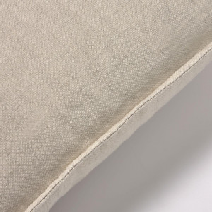 099959 Чехол для подушки 45x45 бежевый, хлопок+лен La Forma Achebe