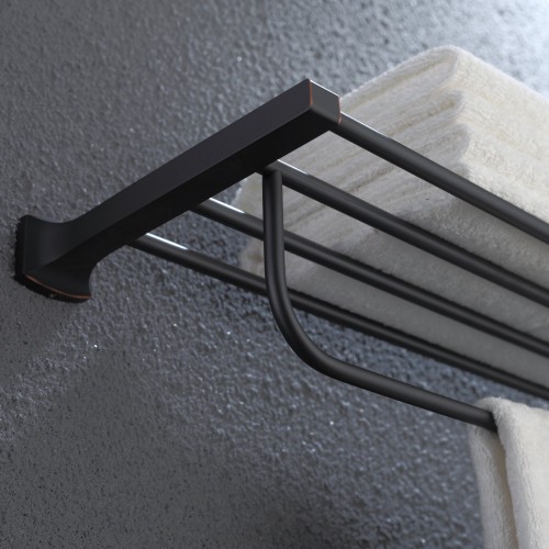 Полка с полотенцедержателем Fortis KEA-13342ORB krausru  - Вид №3