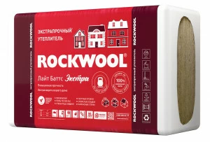 Утеплитель Rockwool Лайт Баттс Экстра 1000х600х50мм (4,8м2; 0,24м3)
