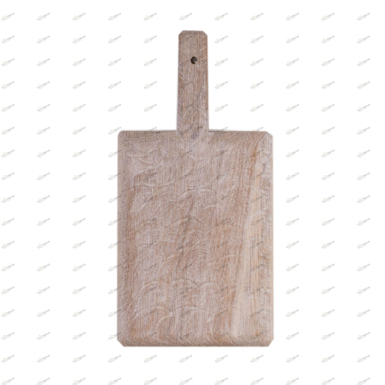 Разделочная доска деревянная прямоугольная 32 см с длинной ручкой FUGA ДОСКИ РАЗДЕЛОЧНЫЕ 123539 Белый 