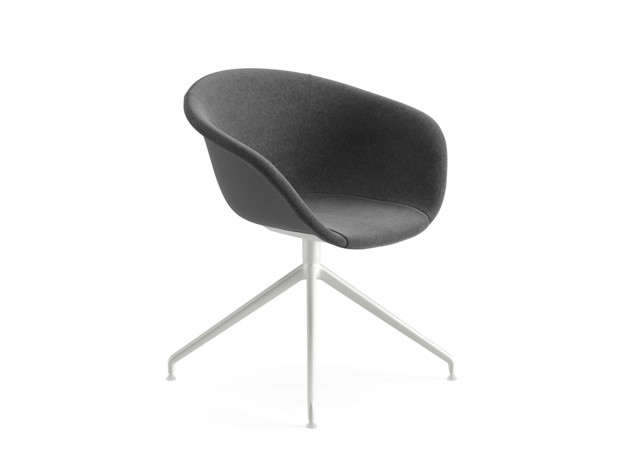 Стул на насесте, частично обтянутый тканью Arper Duna 02 ARCH-00104758 - Вид №5