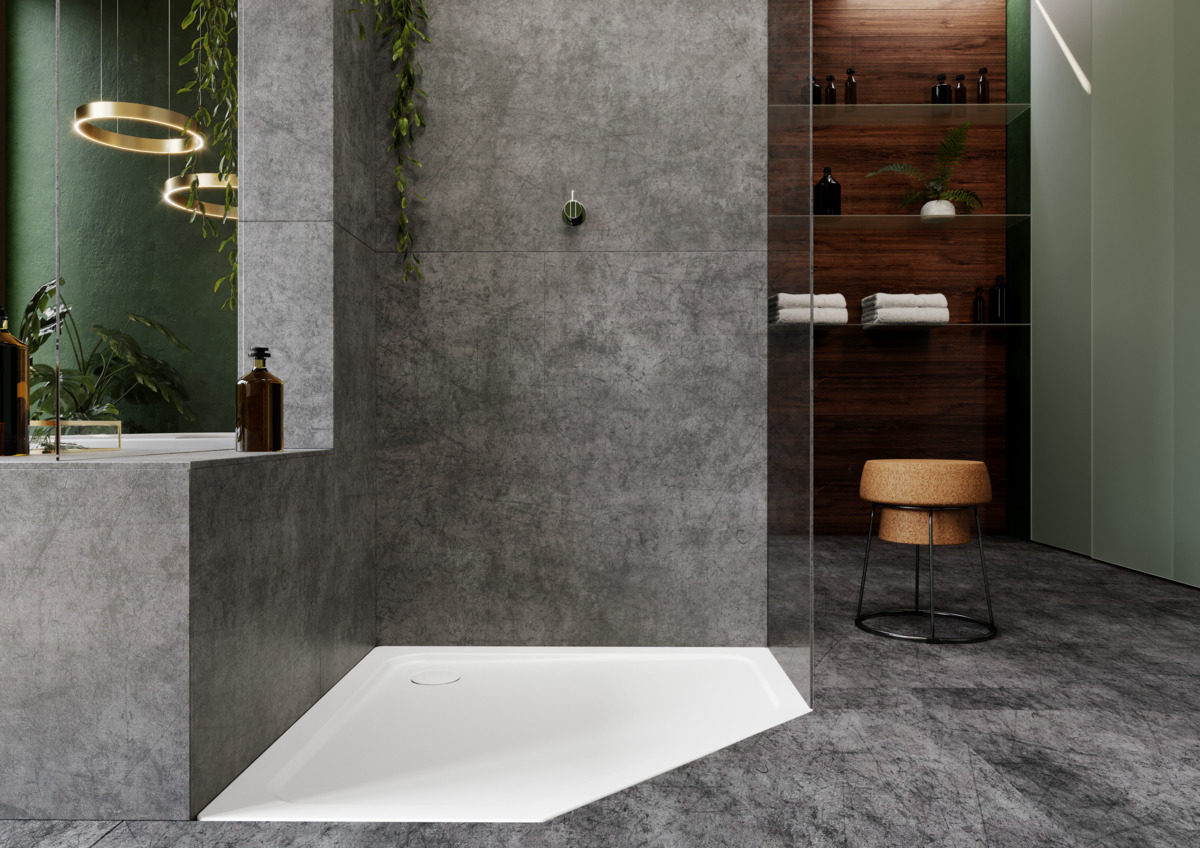 Душевой поддон KALDEWEI Сталь эмалированная 672-1 178 черный 672-1178 - Вид №2