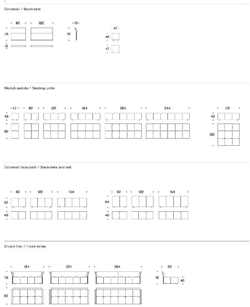 Saba Italia Секционный диван со съемным чехлом из ткани Pixel sun-id-1386988 - Вид №19