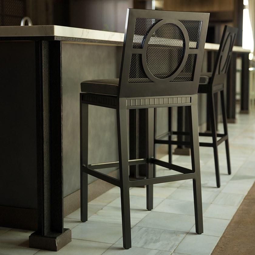 JANUS et Cie Барный стул из алюминия с порошковым покрытием Savannah sun-id-1484095 - Вид №2