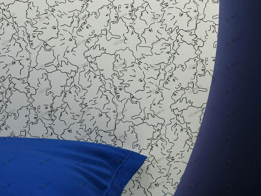 LELIEVRE Обои с виниловым рисунком Deuxieme chapitre - jean cocteau 6462