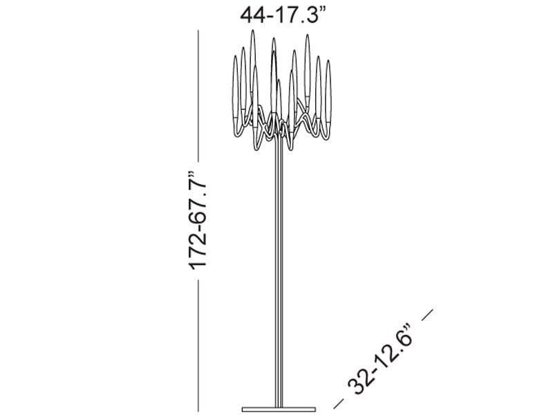 Светодиодный торшер Il Pezzo Mancante кусок 3 ARCH-00127418 - Вид №12