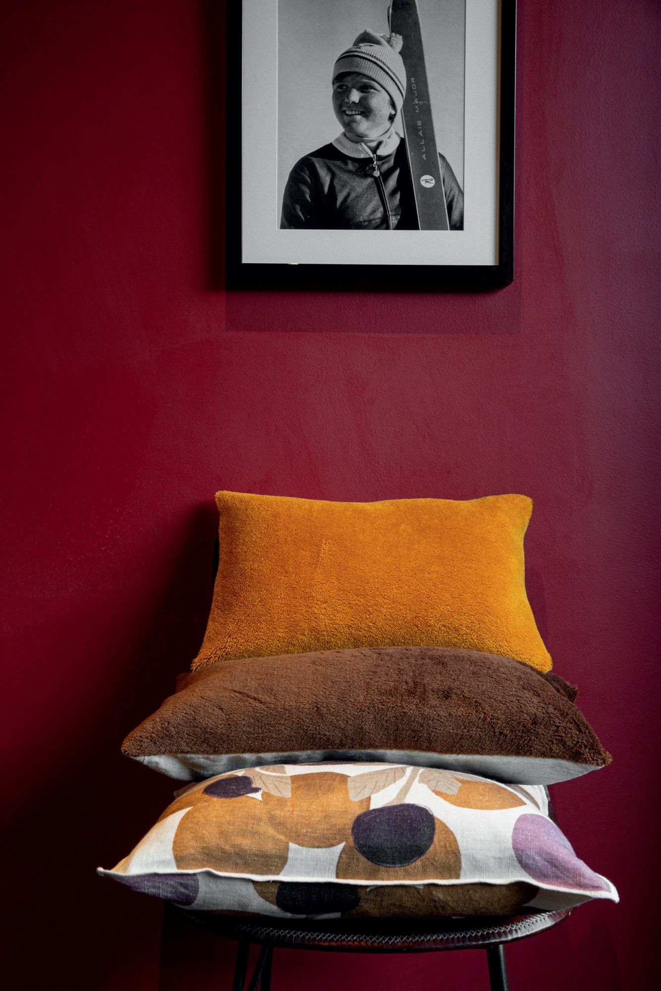 Прямоугольная однотонная подушка из искусственного меха Élitis WINTER ARCH-00002679 - Вид №2