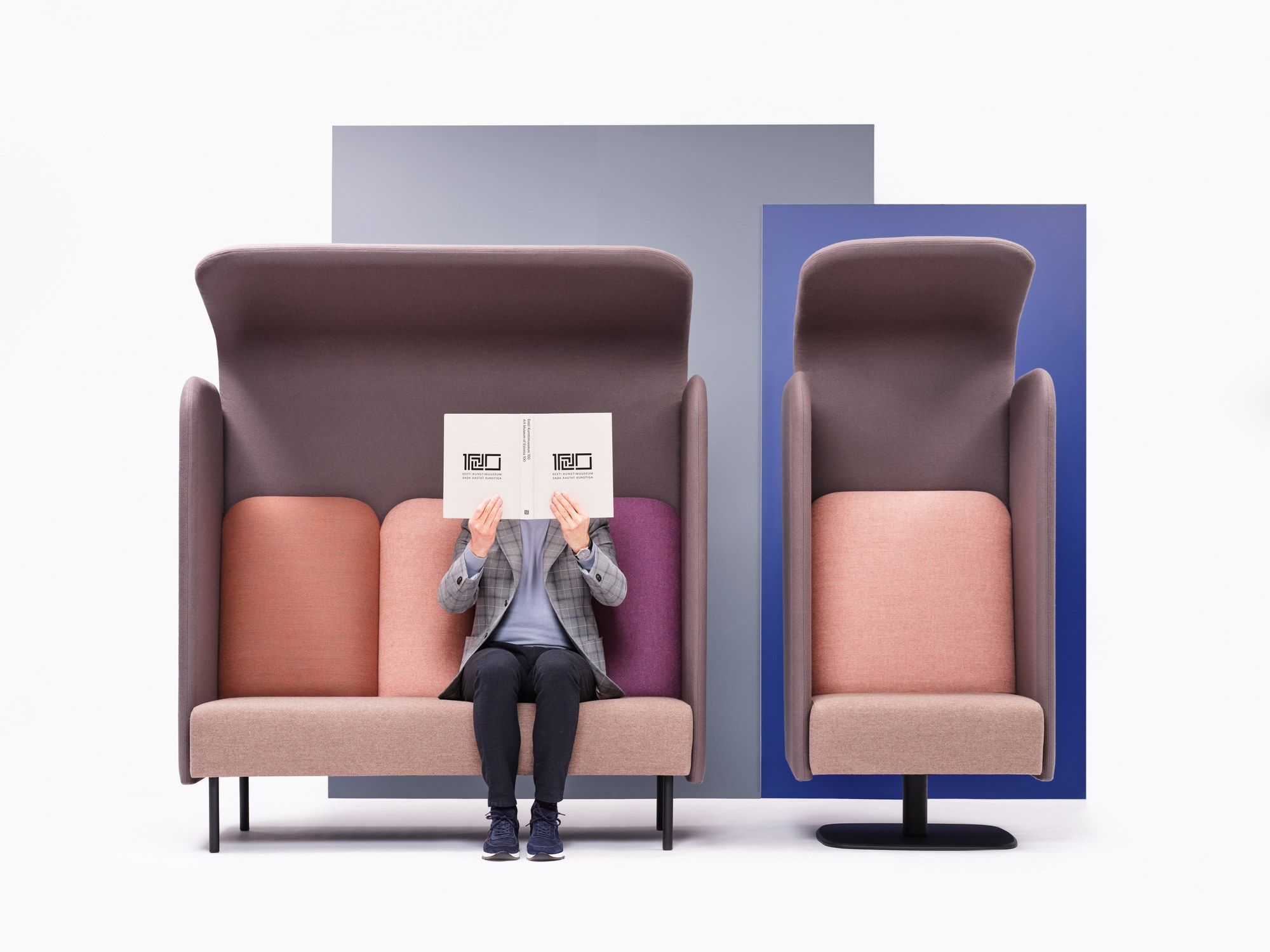 Ткань офисный диван / остров Intuit by Softrend август ARCH-00110610 - Вид №4