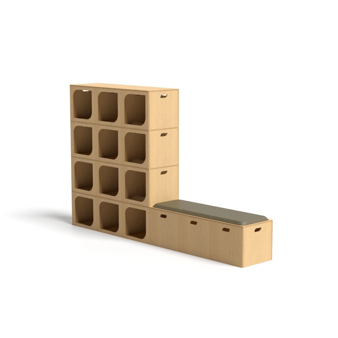 Высокий деревянный стул Bõln Kub ARCH-00135660 - Вид №6