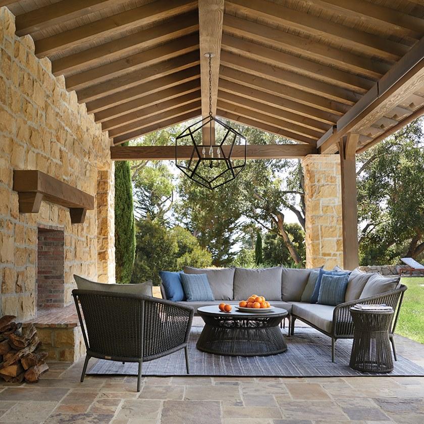 JANUS et Cie Угловой модуль из алюминия и веревка для модульного дивана Knot sun-id-1436967 - Вид №6