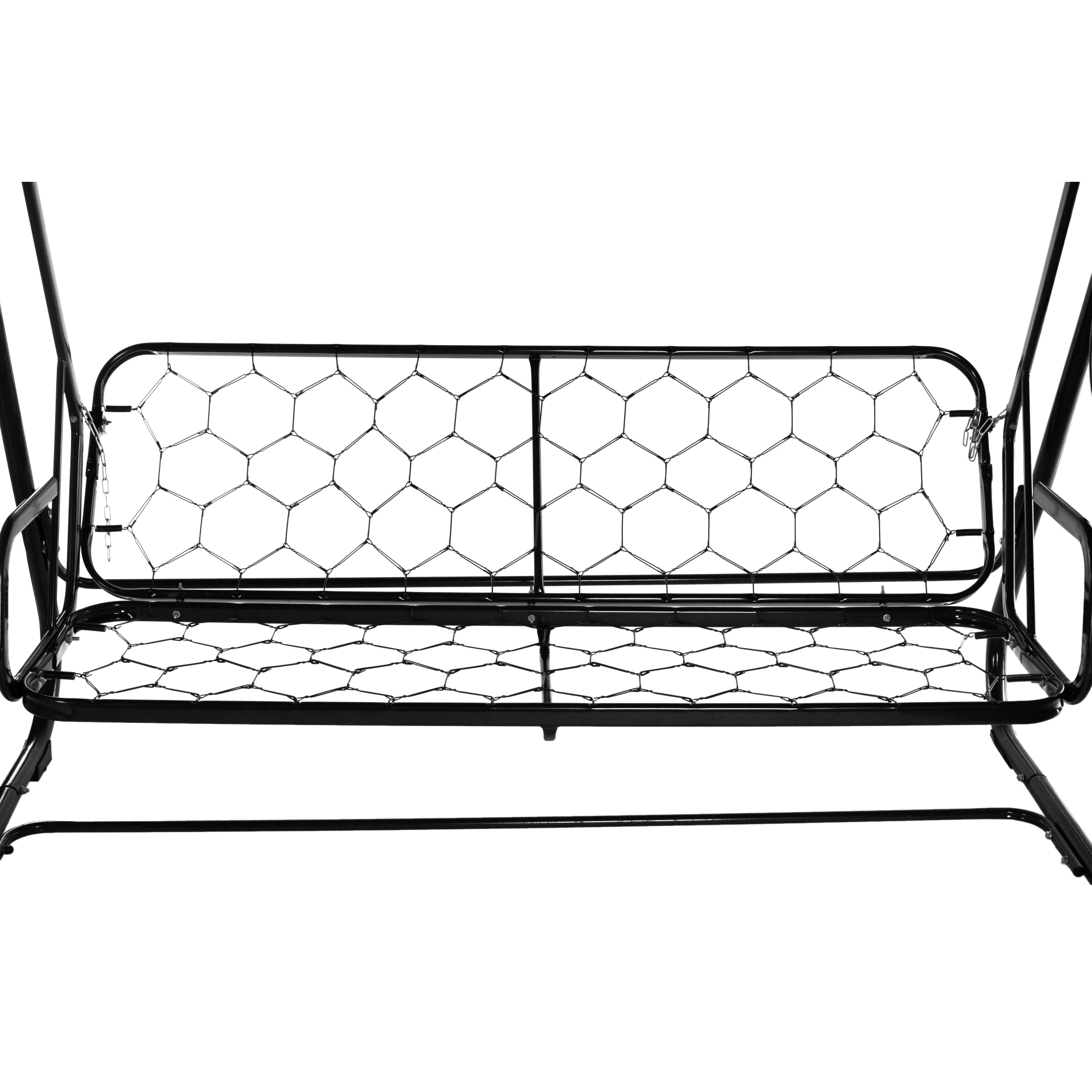 82492358 Качели садовые Наварра 3-х местные (до 250 кг) серый/ бежевый Santreyd  - Вид №2
