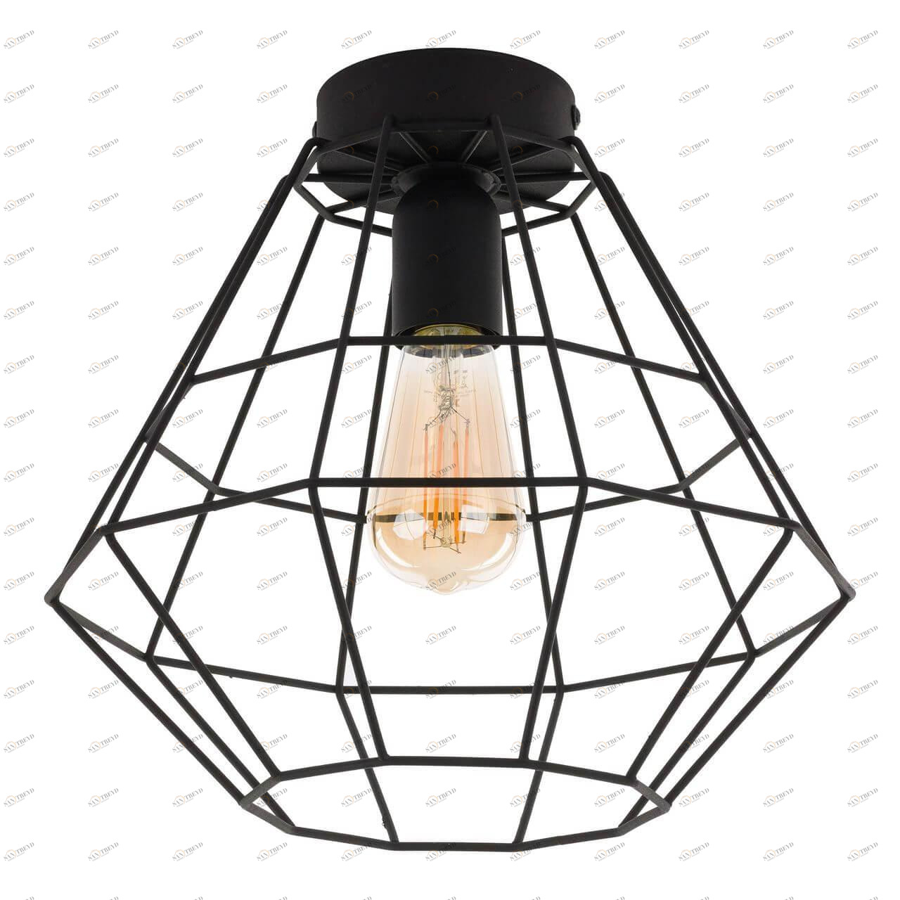 Потолочный светильник TK Lighting 2297 Diamond TK LIGHTING DIAMOND BLACK 196506 Черный 