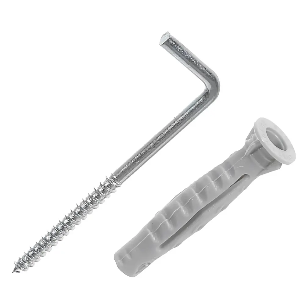 Дюбель-шуруп Standers 8x50 мм, L-образный крюк, 1 шт. 81944768 STLM-2165112 