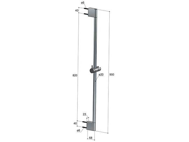 Латунный стержень Hotbath Ace ARCH-00061674 - Вид №2