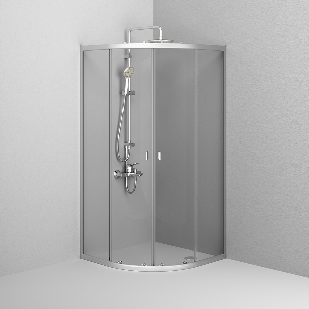 W88G-205-090MT Twin Slide Душевое ограждение без поддона 90x90 AM.PM X-Joy  - Вид №2