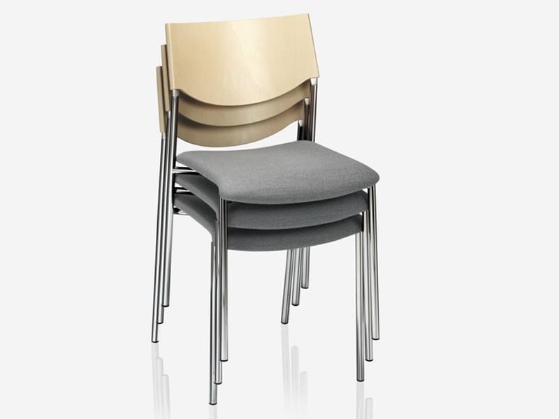 Штабелируемый стул с подлокотниками Brunner ARCH-00087804 - Вид №1