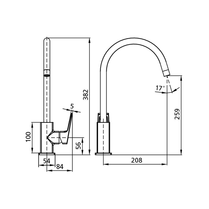 ATLSB00M05 Смеситель для ку*ни Milardo Atlantic - Вид №3