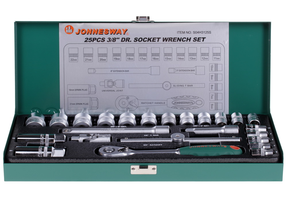 Набор инструментов Jonnesway S04H3125S 0152564 STDN-0056162